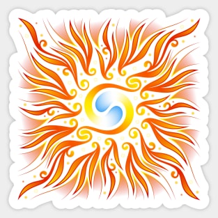 Wind from the south | Mystical mandala Sticker